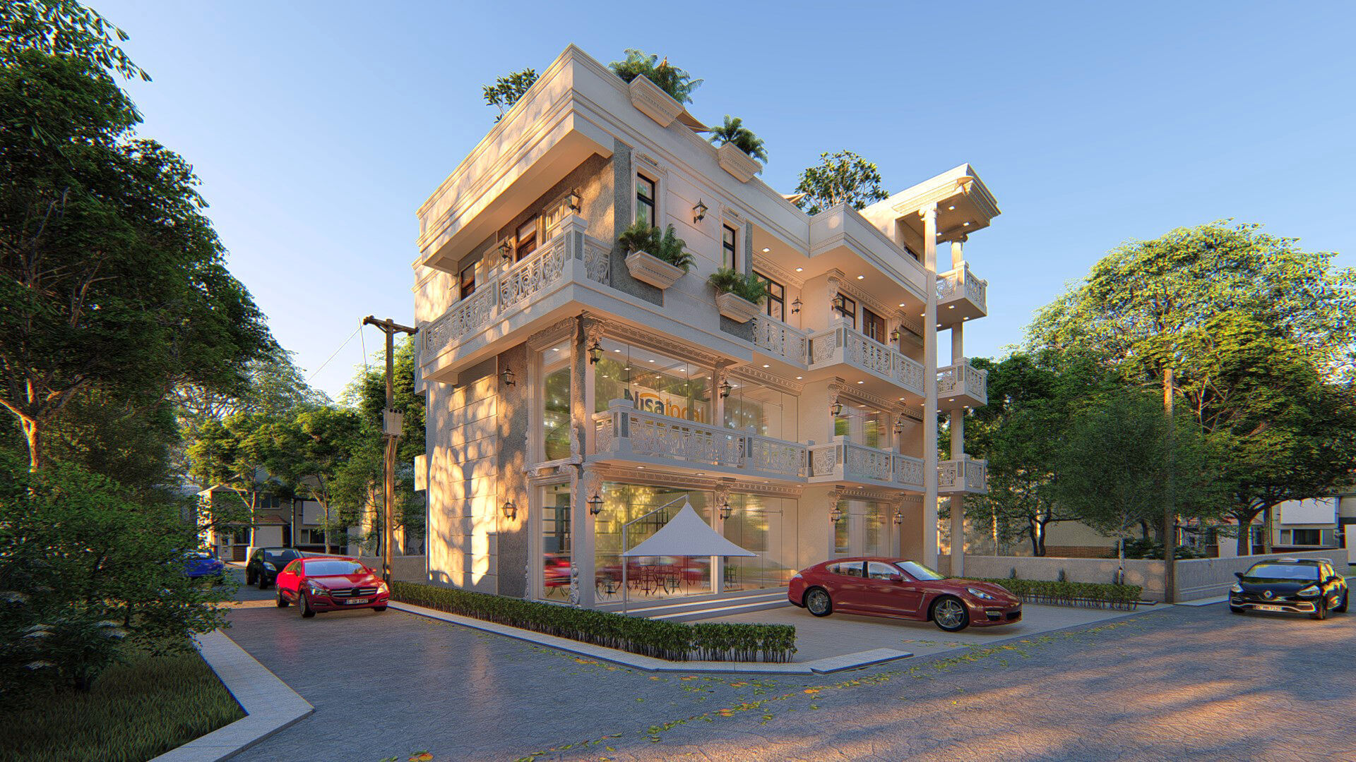 Residential Building   3D model_5