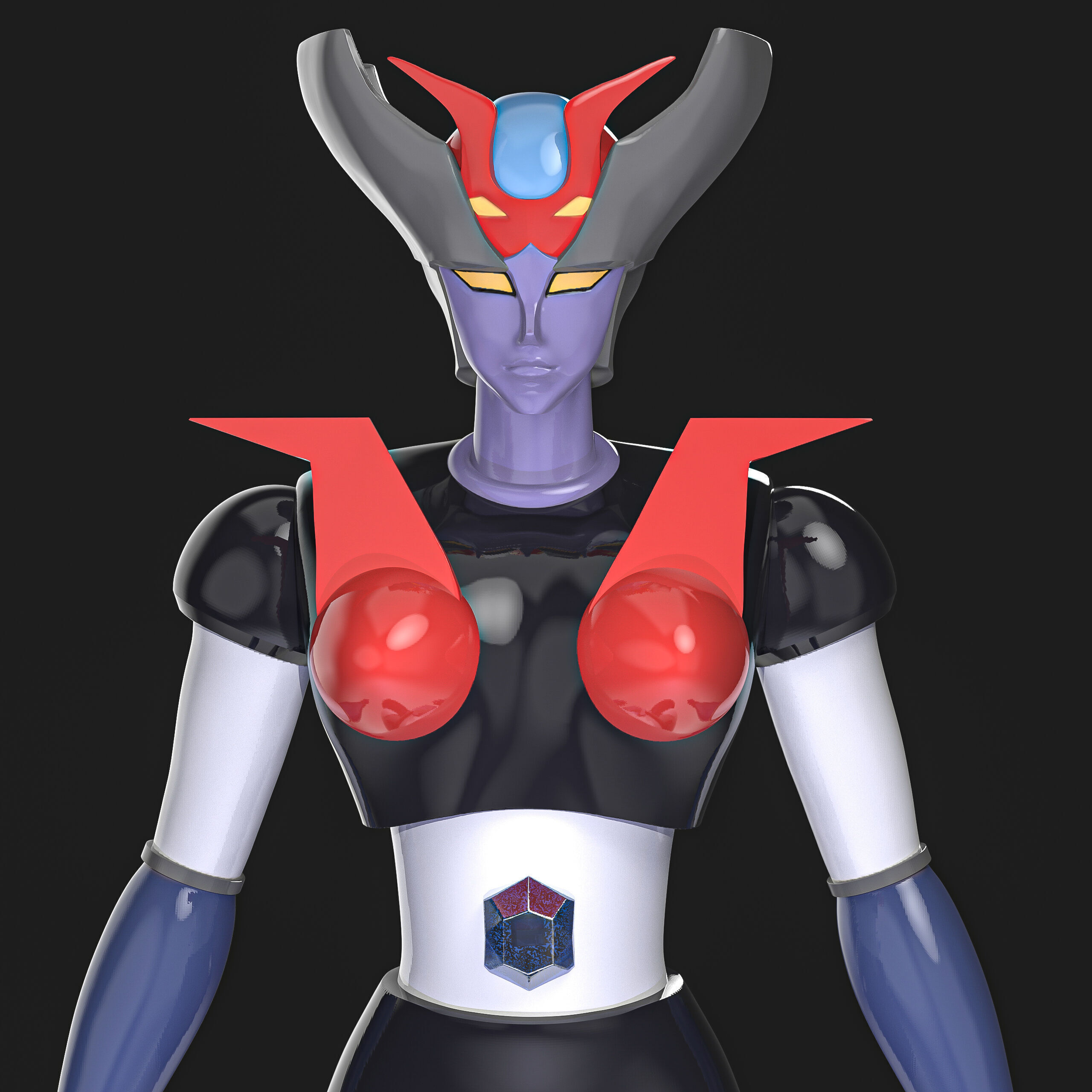 Minerva X Mazinger Z 3D print model_4