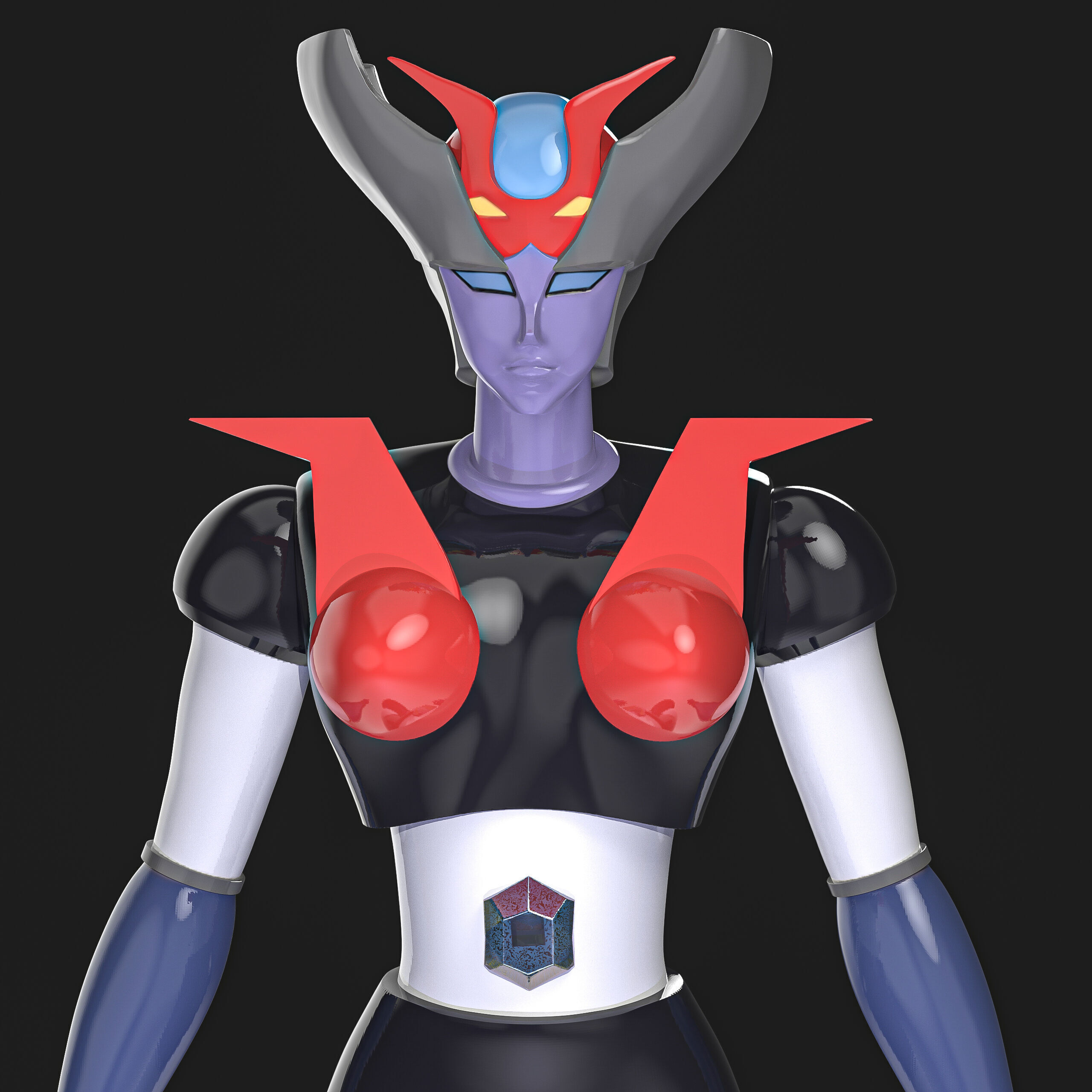 Minerva X Mazinger Z 3D print model_11