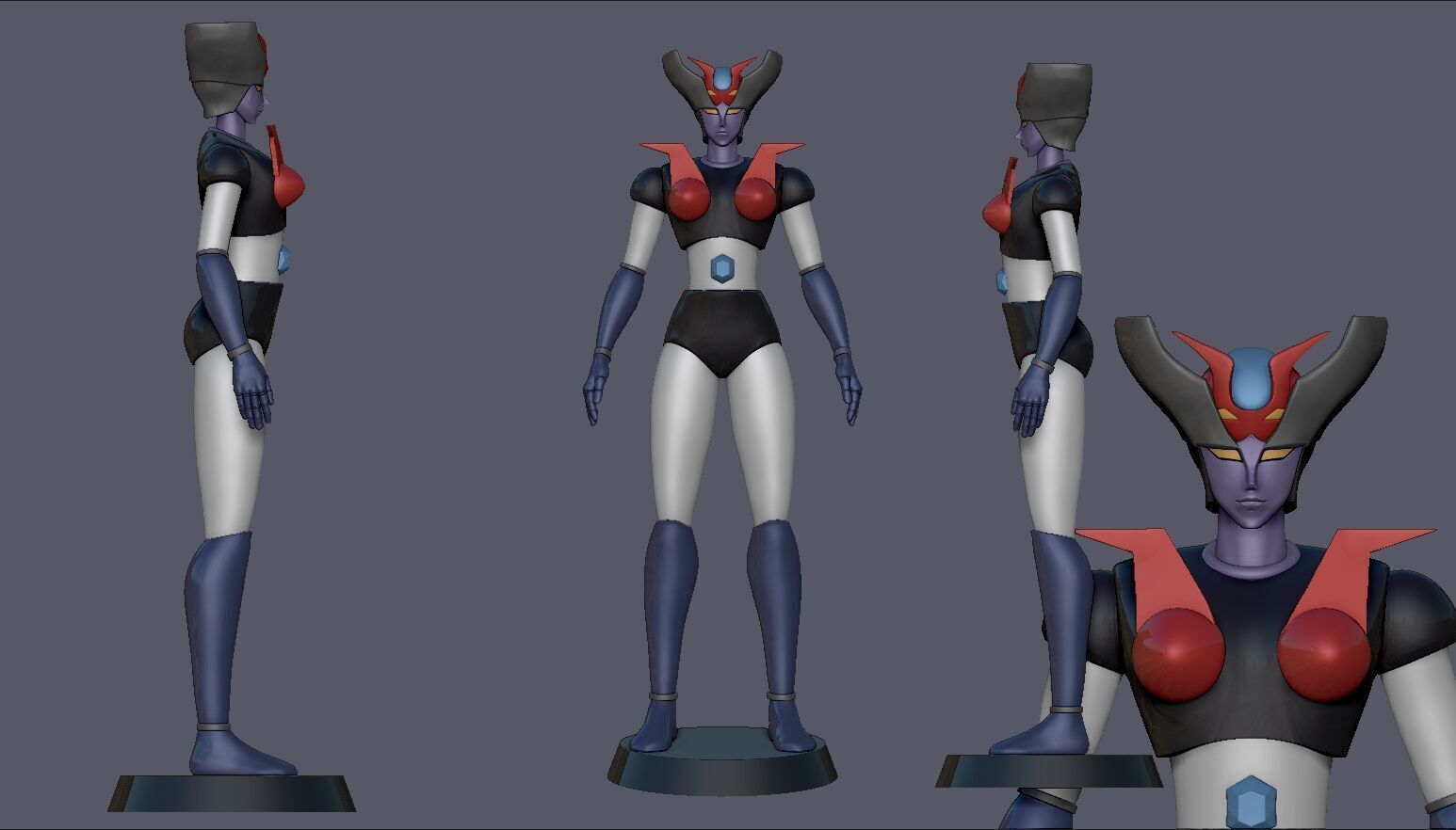 Minerva X Mazinger Z 3D print model_2
