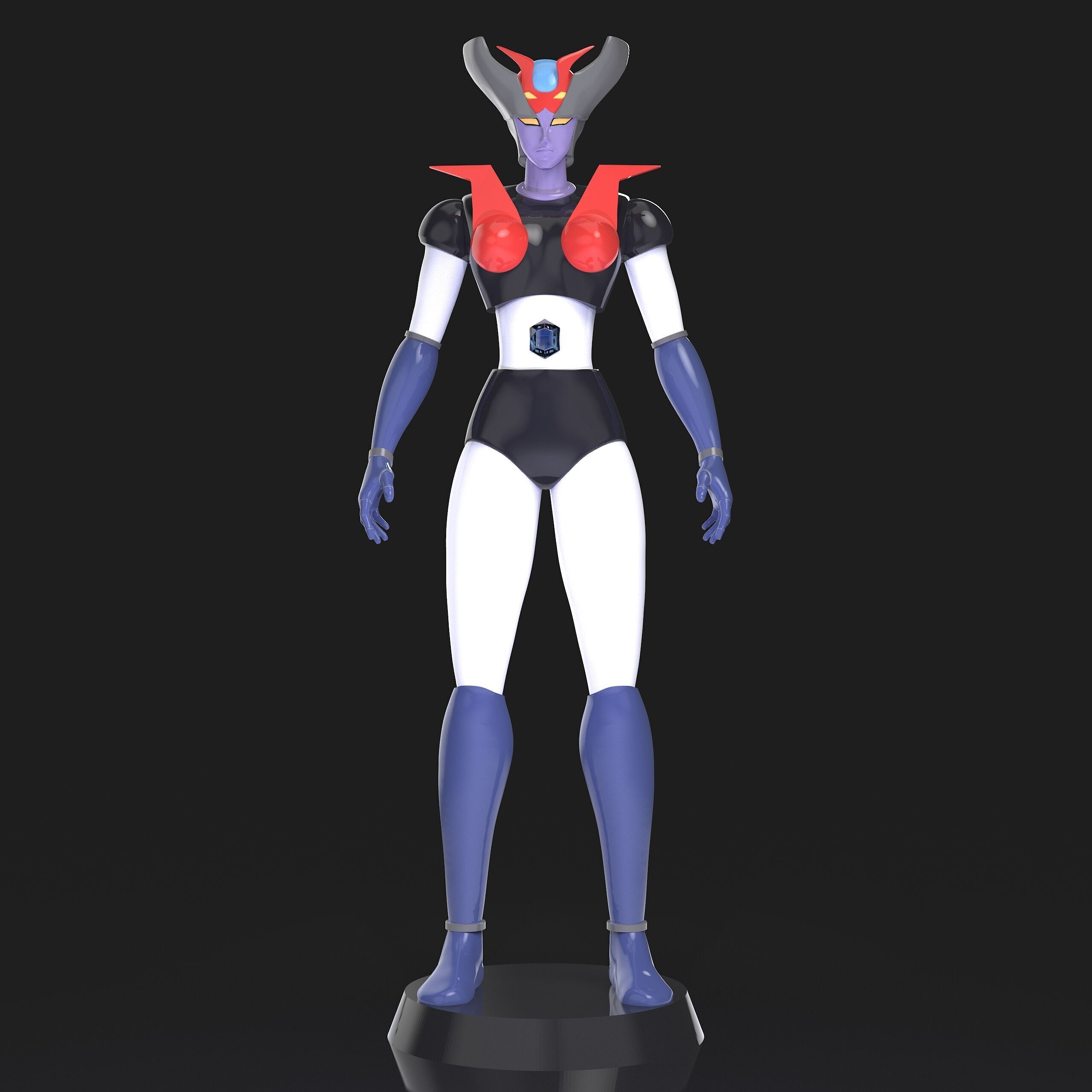 Minerva X Mazinger Z 3D print model_5