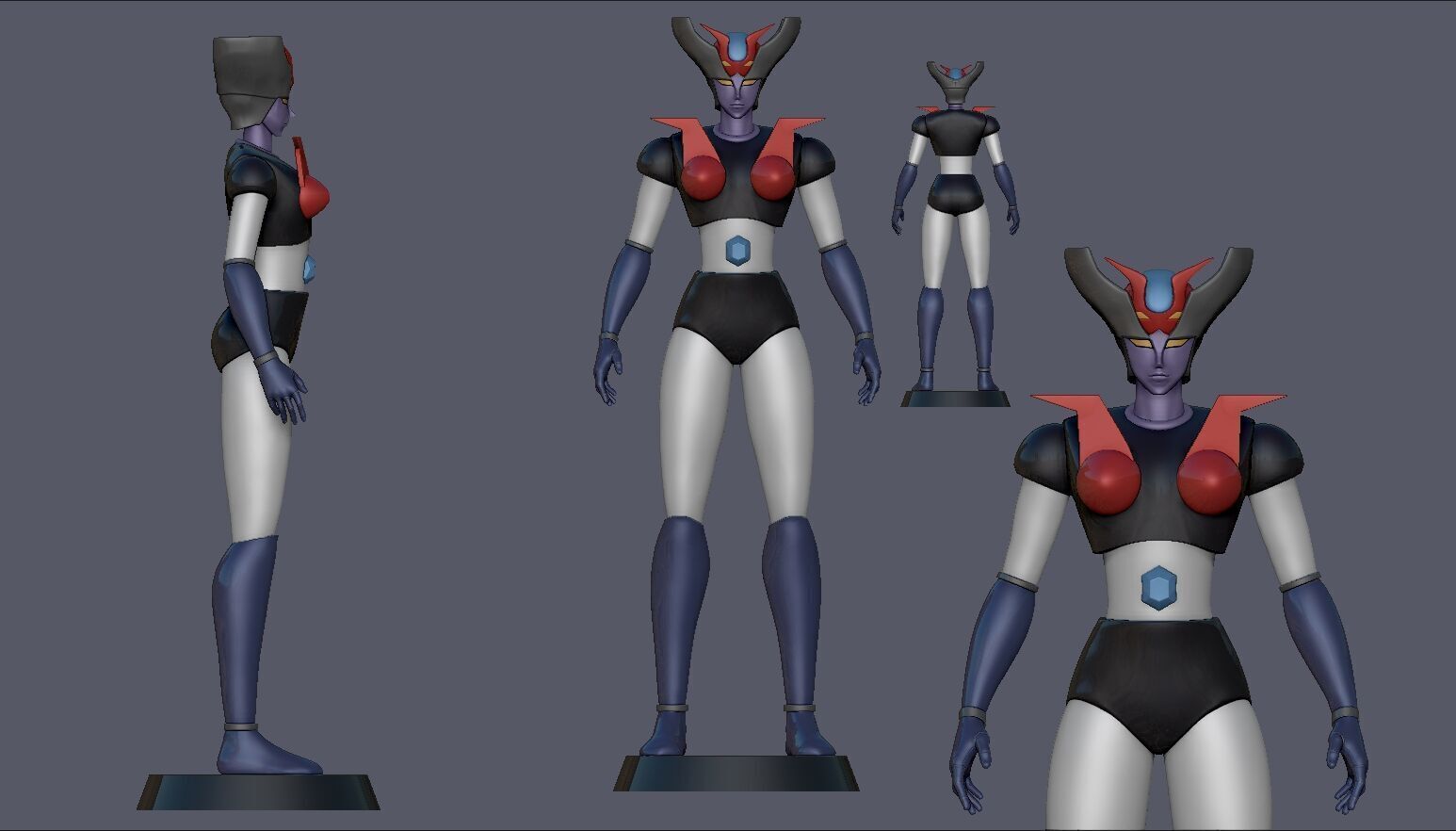 Minerva X Mazinger Z 3D print model_3