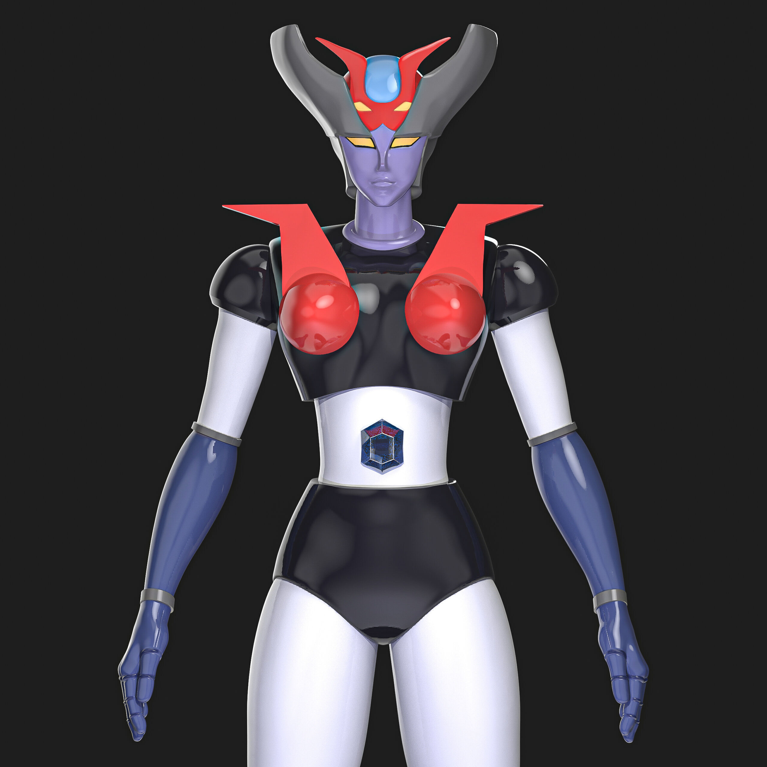 Minerva X Mazinger Z 3D print model_1
