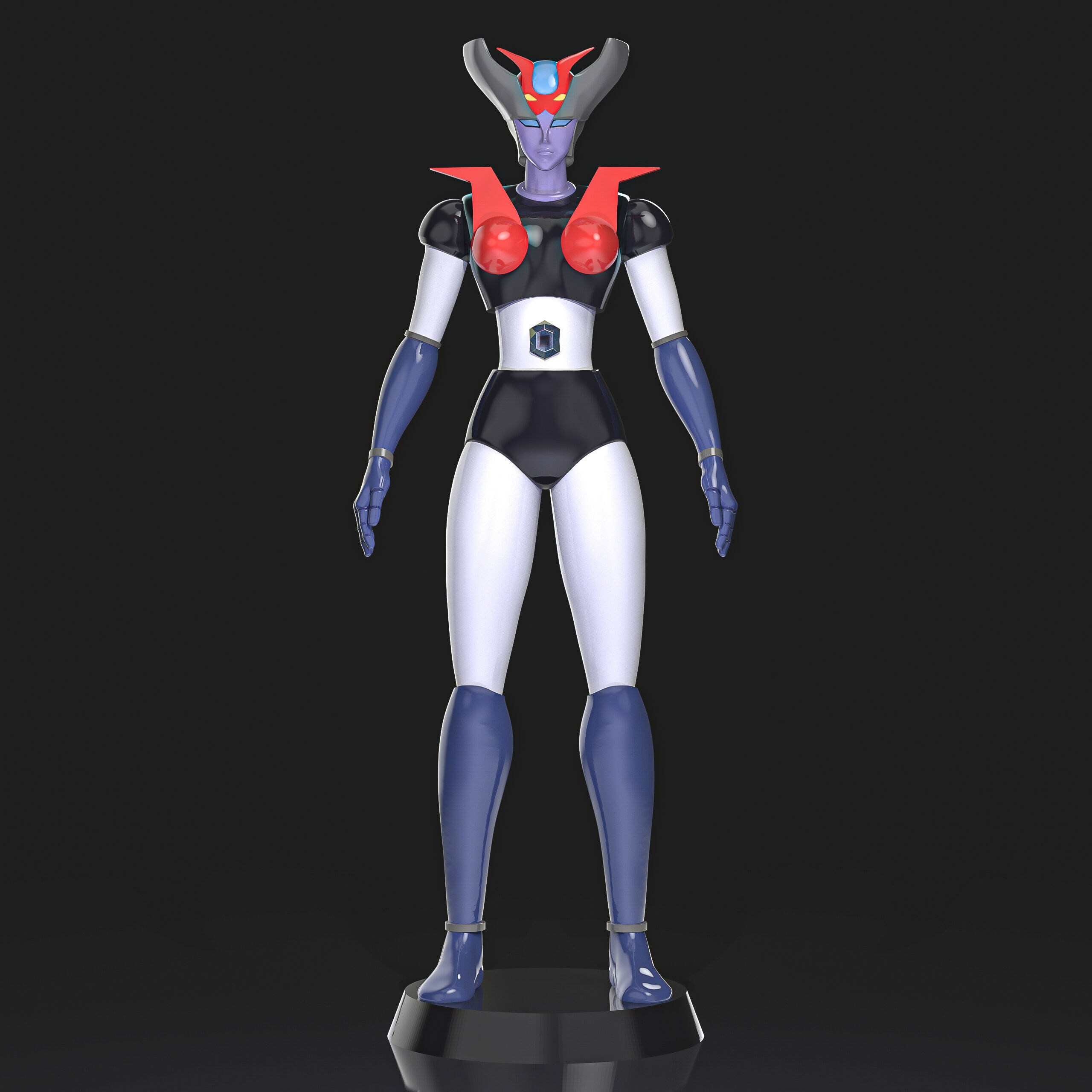 Minerva X Mazinger Z 3D print model_8