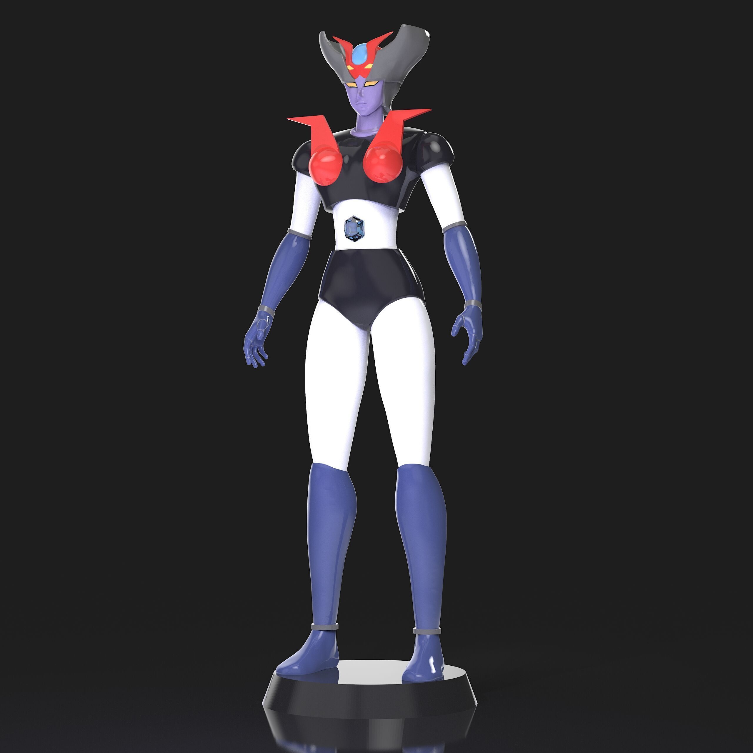 Minerva X Mazinger Z 3D print model_7