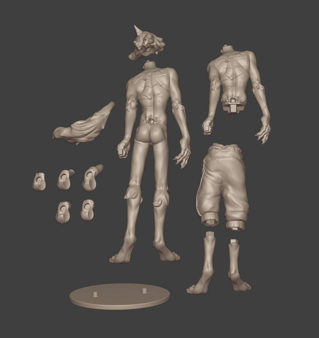 Legoshi 3d print figure 3D print model_6