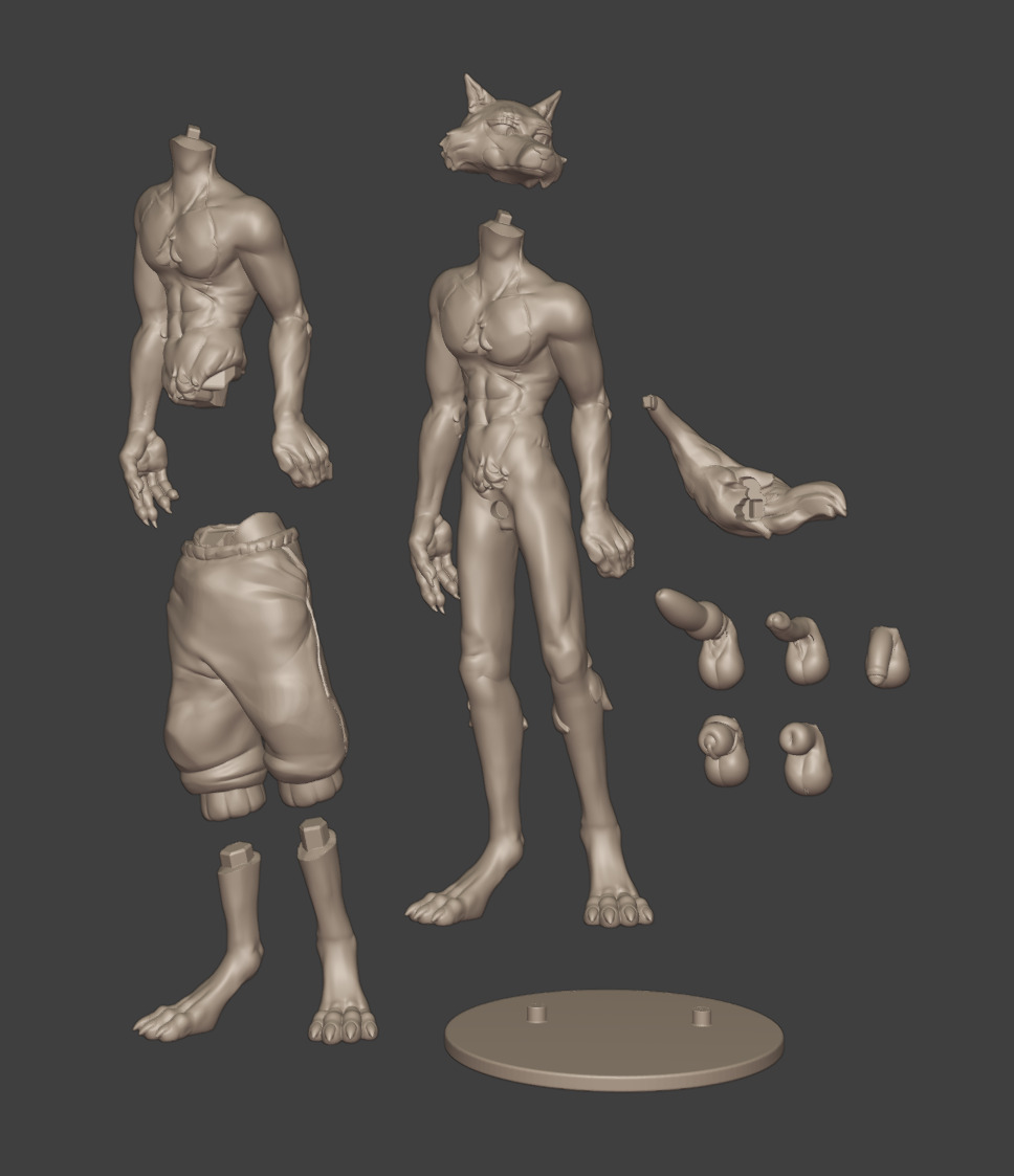 Legoshi 3d print figure 3D print model_5