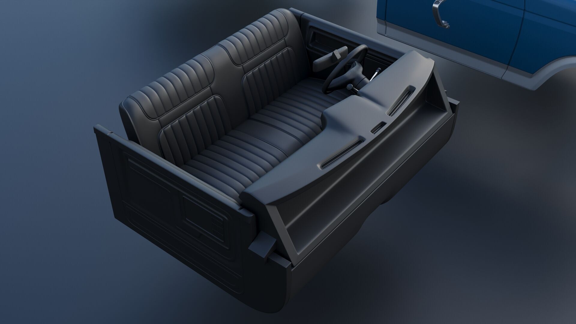 Pickup Truck F-150 Flareside 1983 3D print model_28