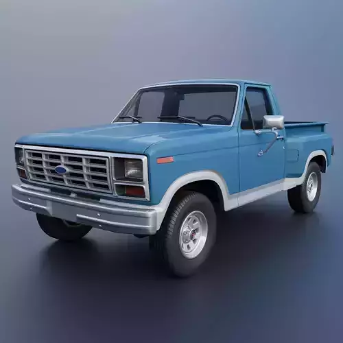 Pickup Truck F-150 Flareside 1983  3D print model