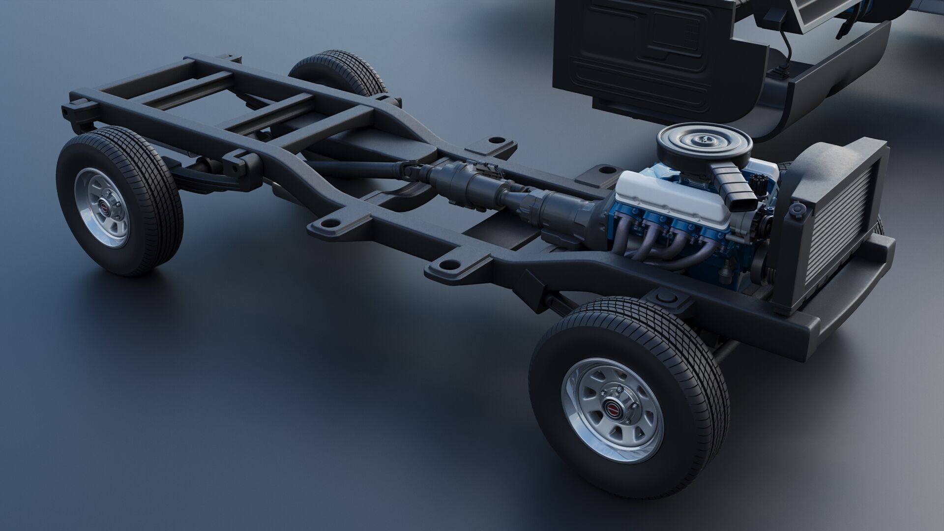 Pickup Truck F-150 Flareside 1983 3D print model_31