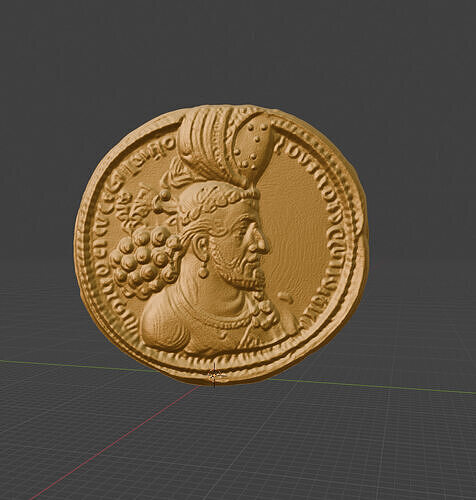 Sasanian Empire Coin 3D print model