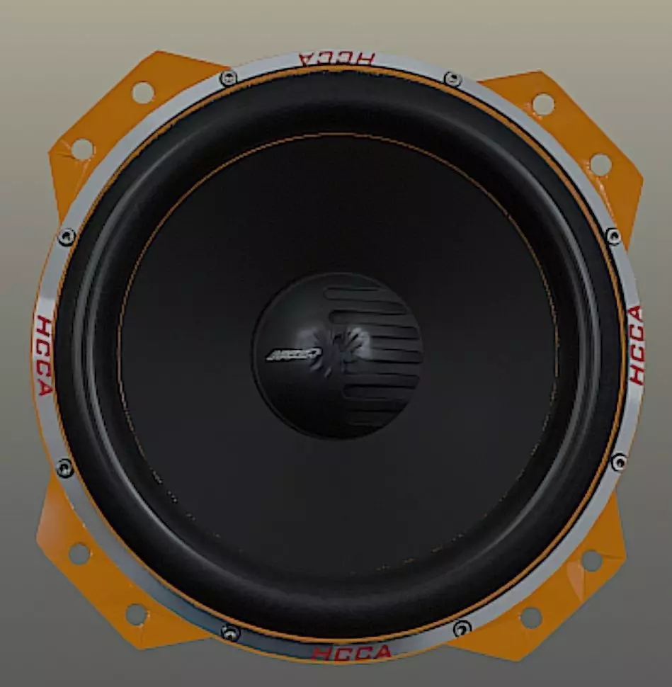 Orion 15 Inch Subwoofer - High Poly Free 3D model