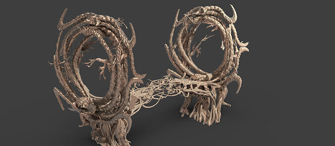 King Arthur Vine Tree 2 3D model