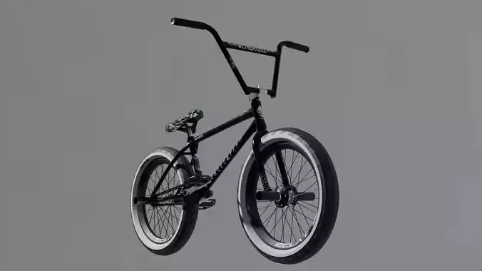 Bmx Bike Bicycle Cycling Velo Extreme Low-poly 3D model