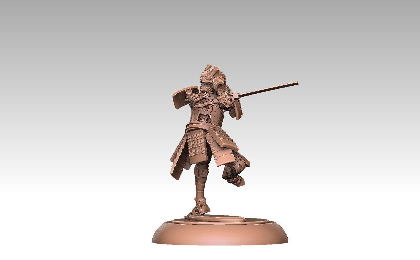 Robo Samurai Mk 5 3D print model_3