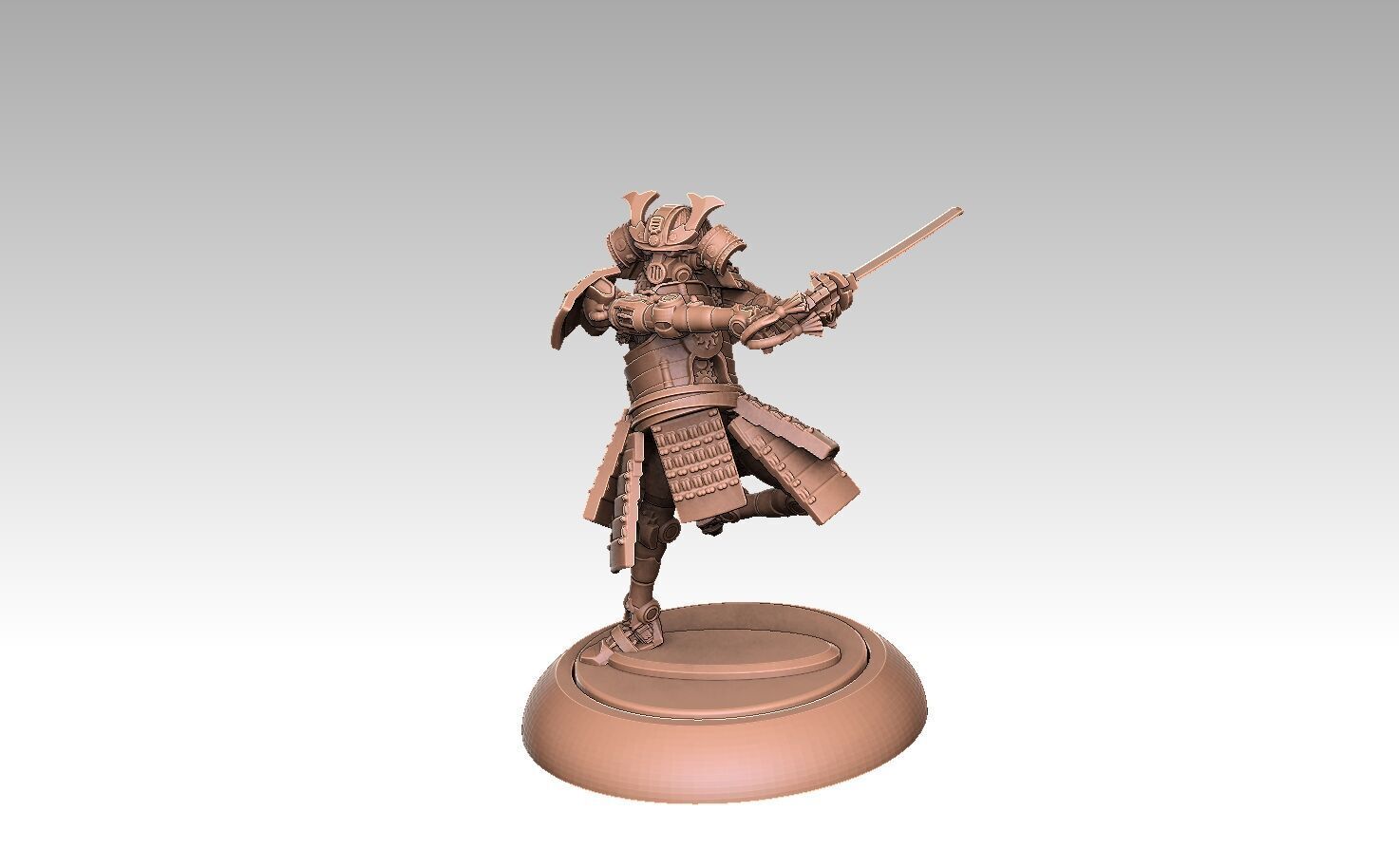 Robo Samurai Mk 5 3D print model_1
