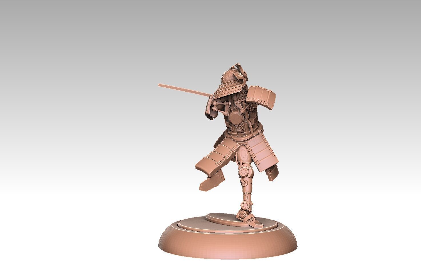 Robo Samurai Mk 5 3D print model_2