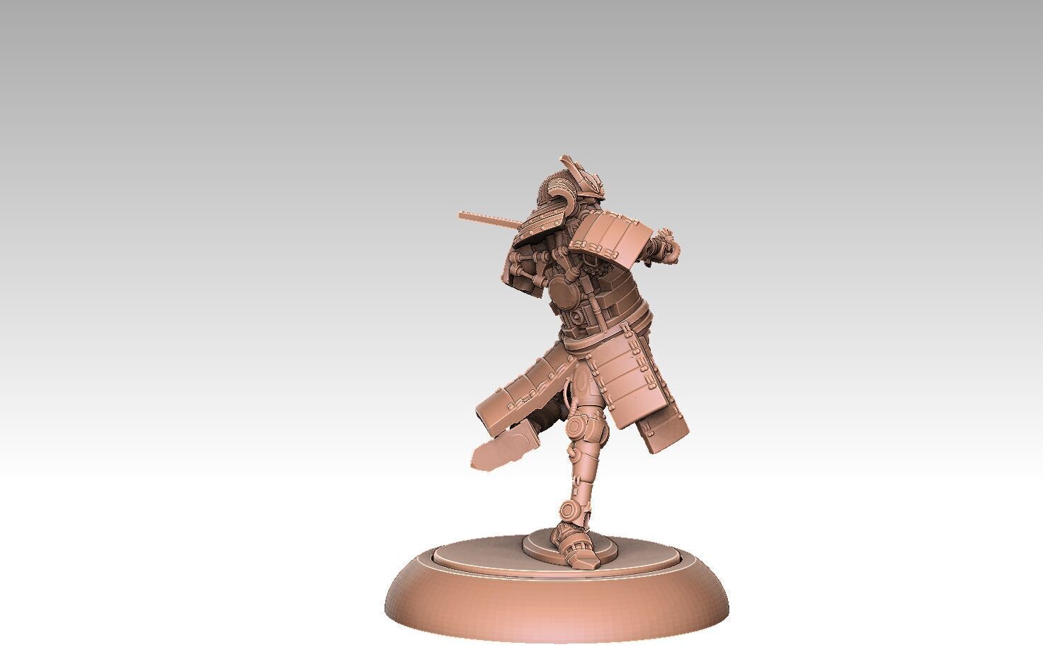 Robo Samurai Mk 5 3D print model_4