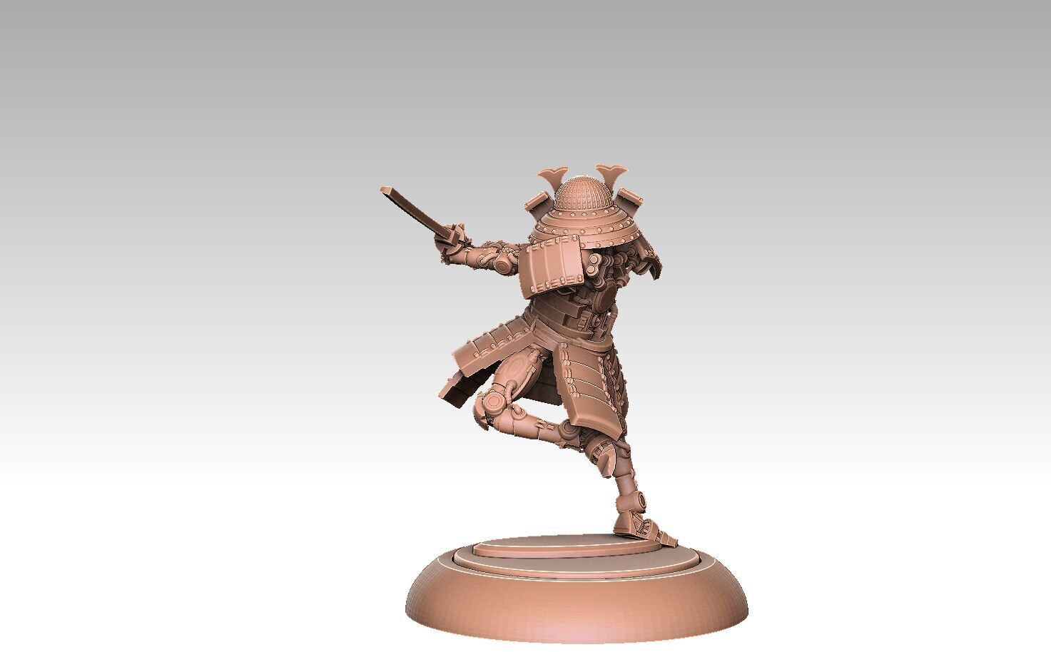 Robo Samurai Mk 5 3D print model_5