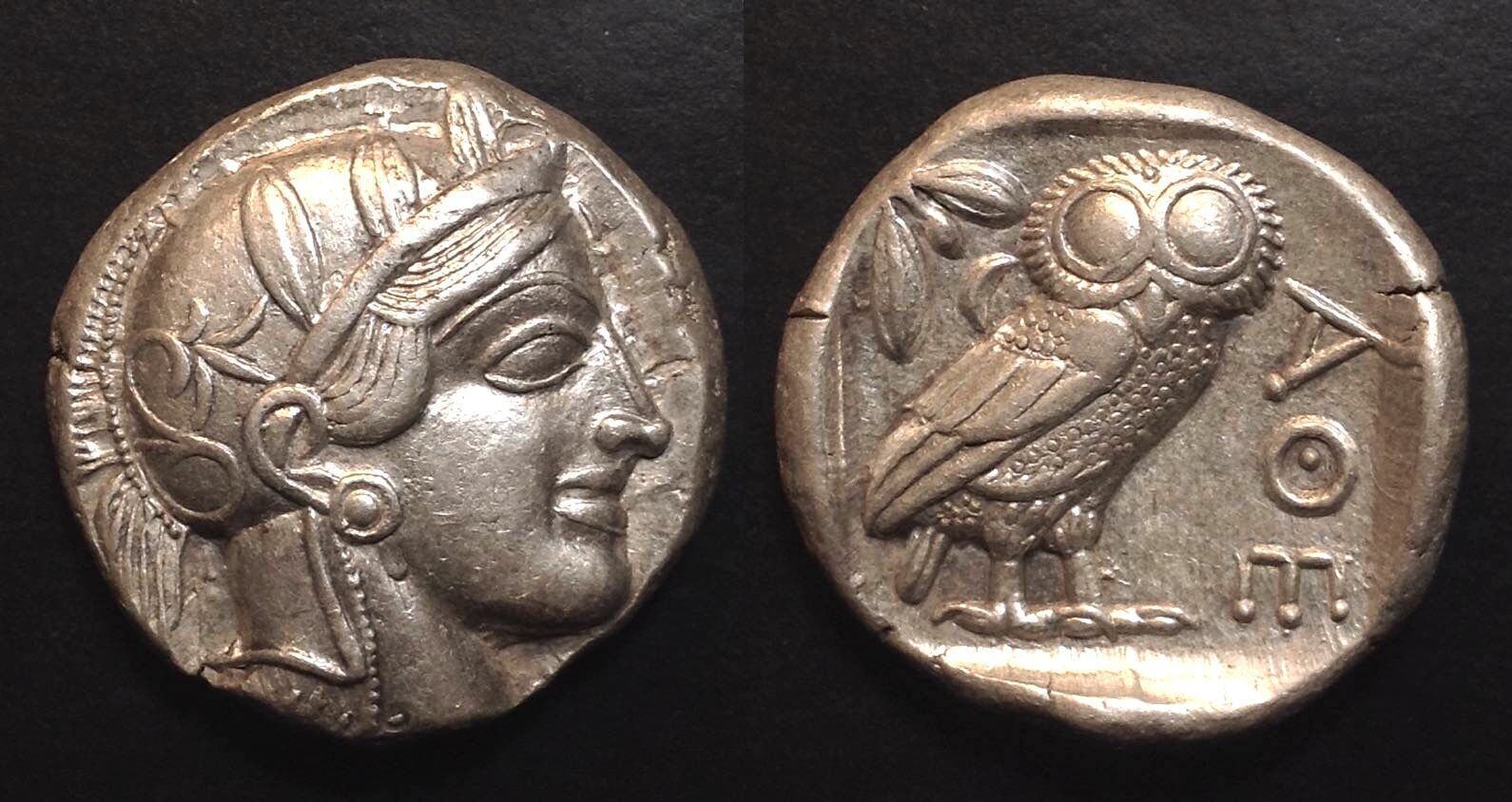 Classical Athens coin 3D print model