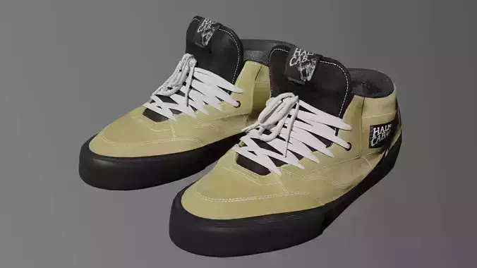 Vans Half Cab Skateboarding Sk8 Sb Bmx Shoes Sneakers Low-poly 
