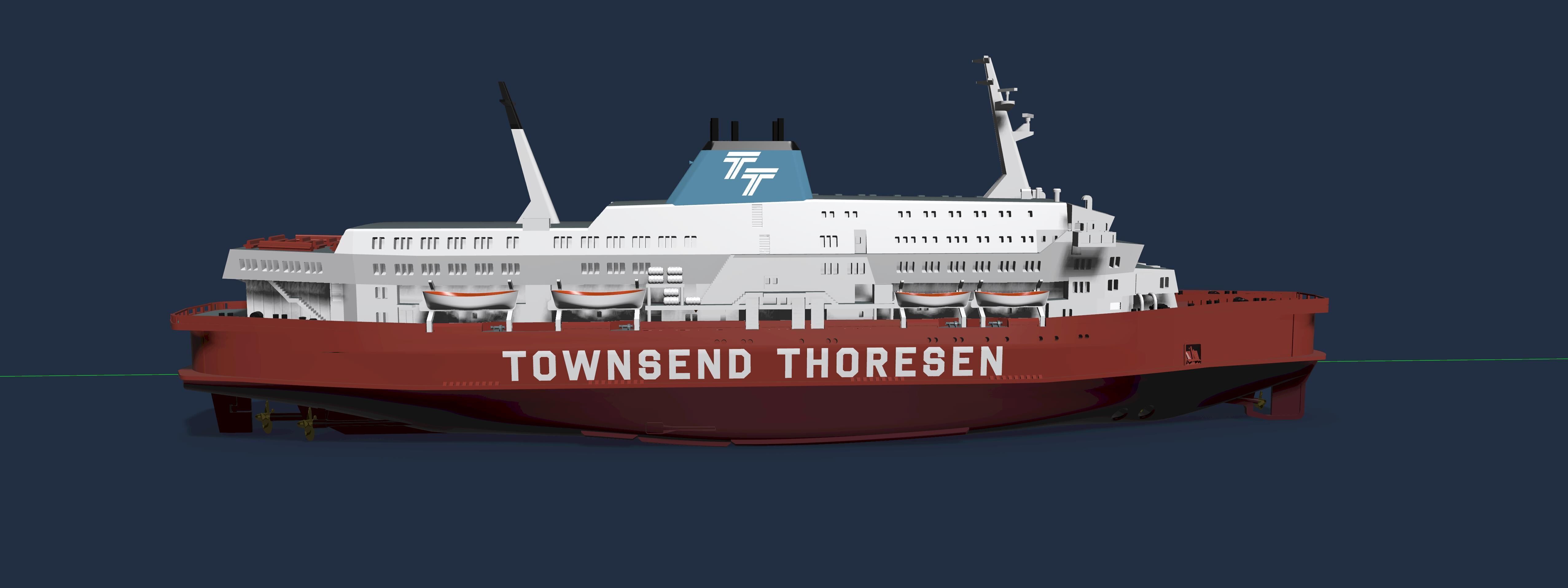 Herald of Free Enterprise disaster ferry print ready model 3D print model_4