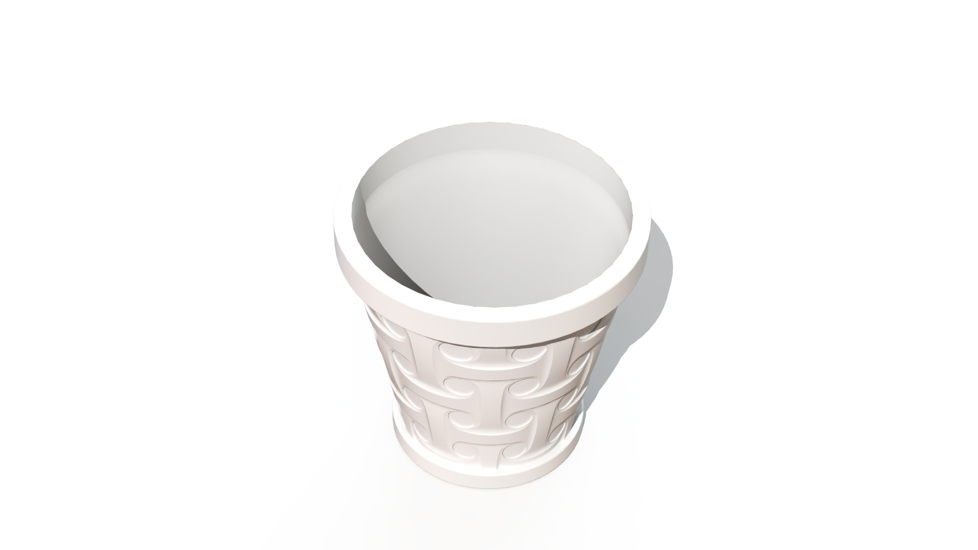 Unique Flower pot 3D print model_5