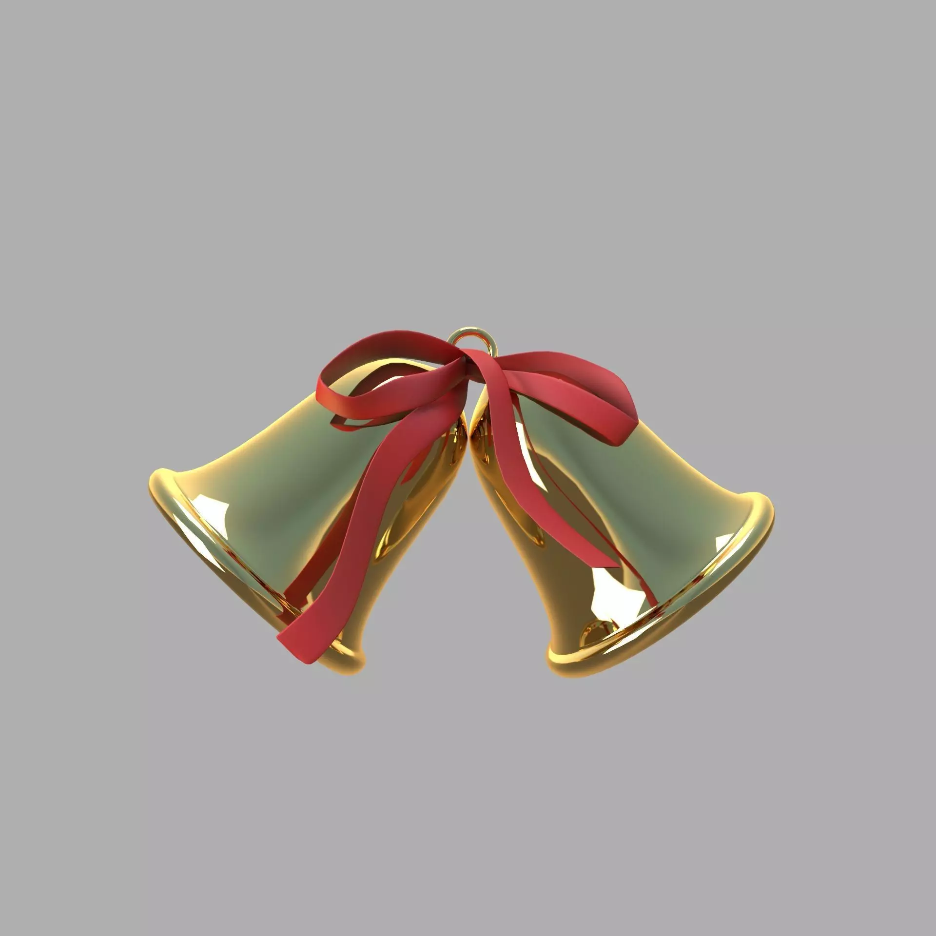 Bell golden 3D model