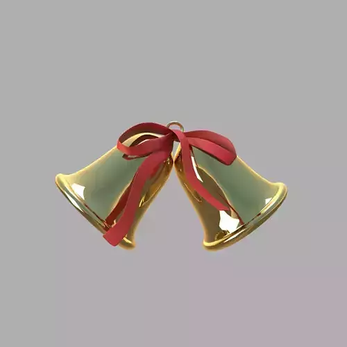 Bell golden 3D model