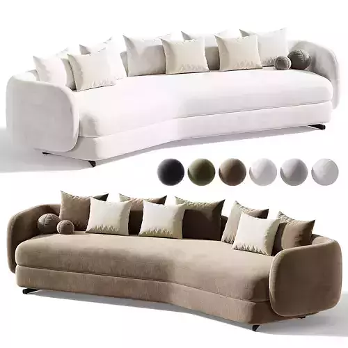 SAINT GERMAIN Fabric sofa