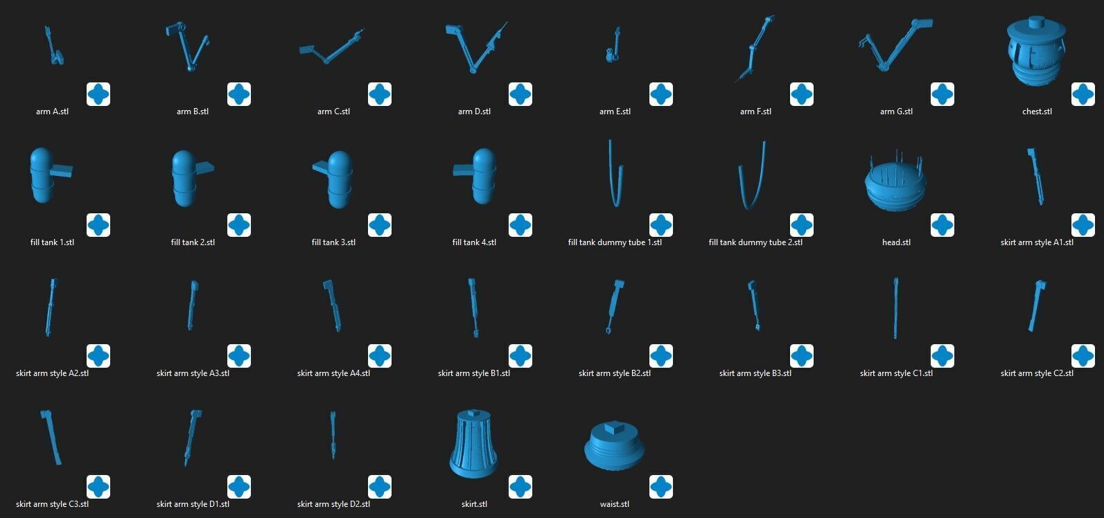 FX-9 Surgical Droid One12 Scale Droid STL 3D print model_1