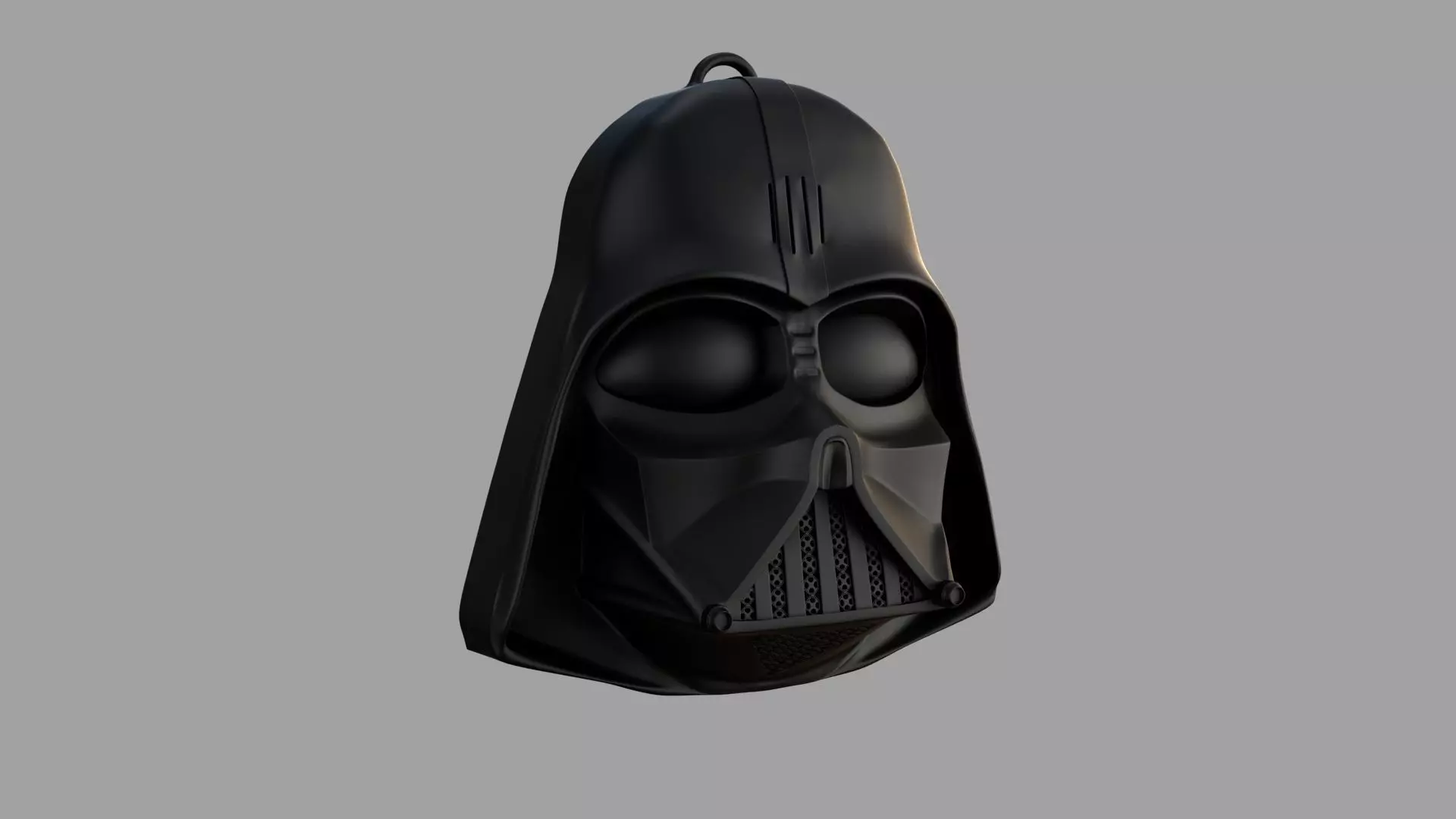  darthvadermask black pendant 3D model_0