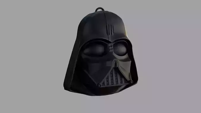  darthvadermask black pendant