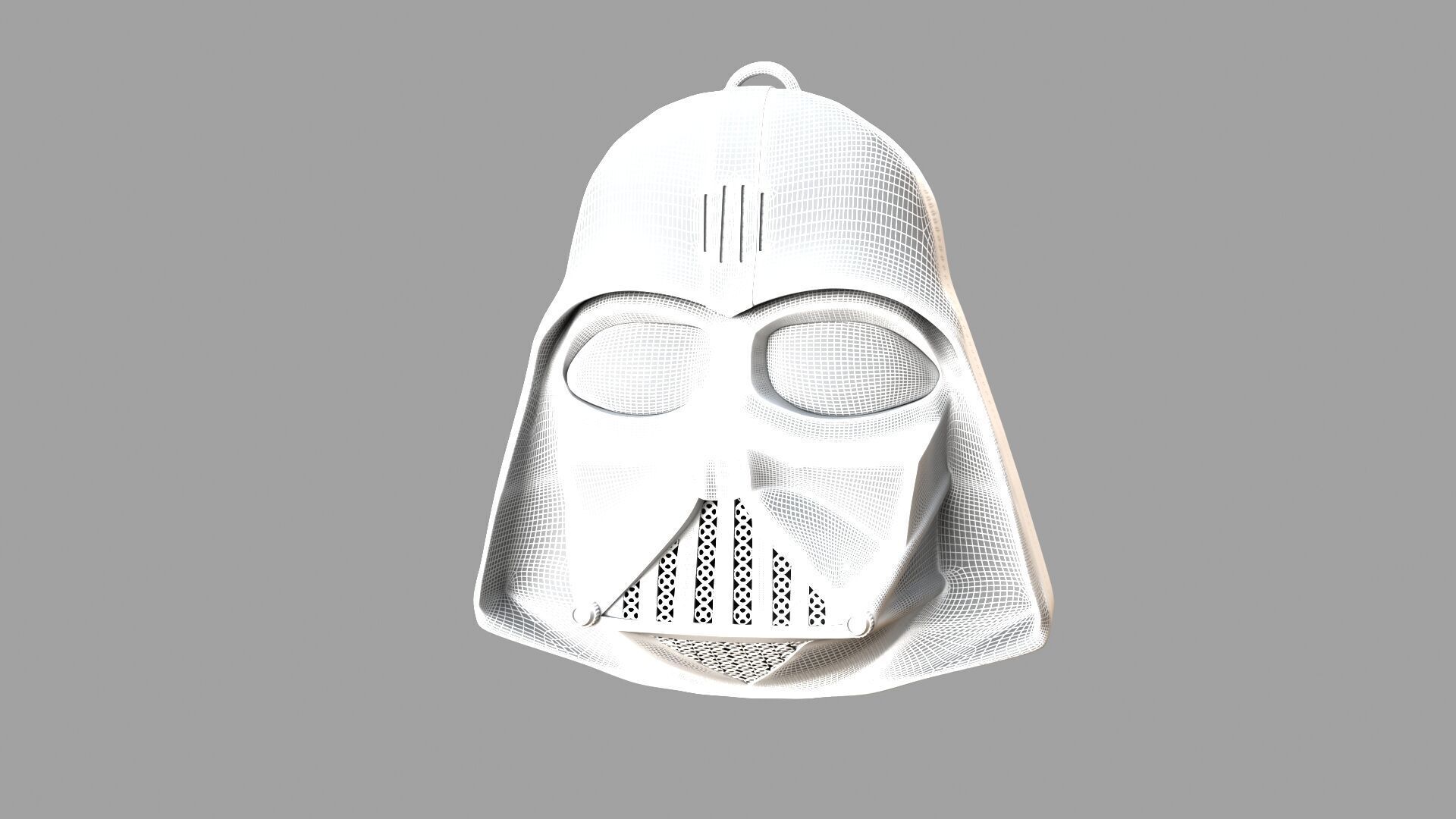  darthvadermask black pendant 3D model_8