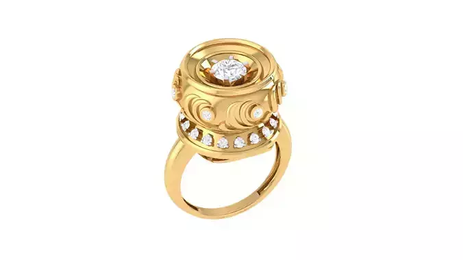 Women Ring  Render 3dm STL OBJ FBX Details