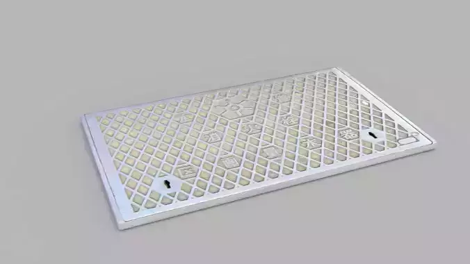 Sewer Grate 14 3D model