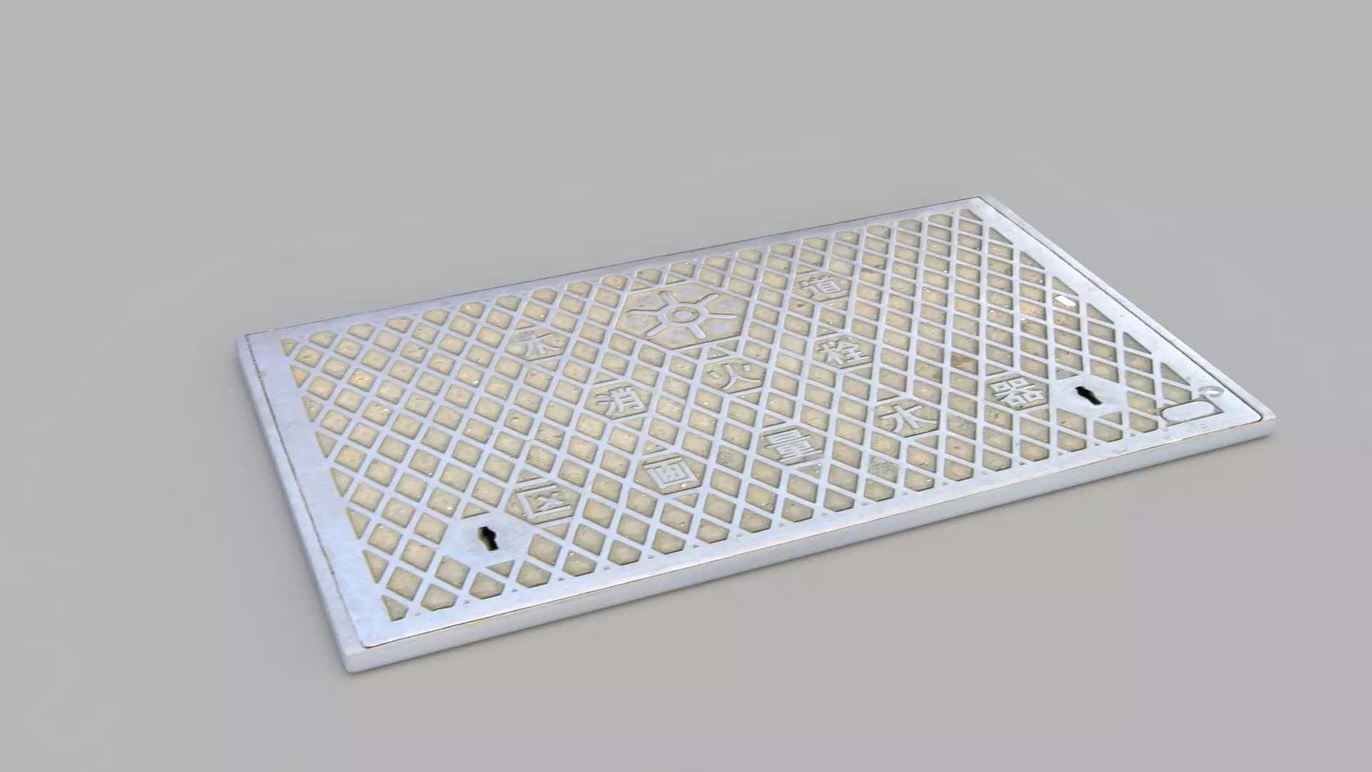 Sewer Grate 14 3D model_0