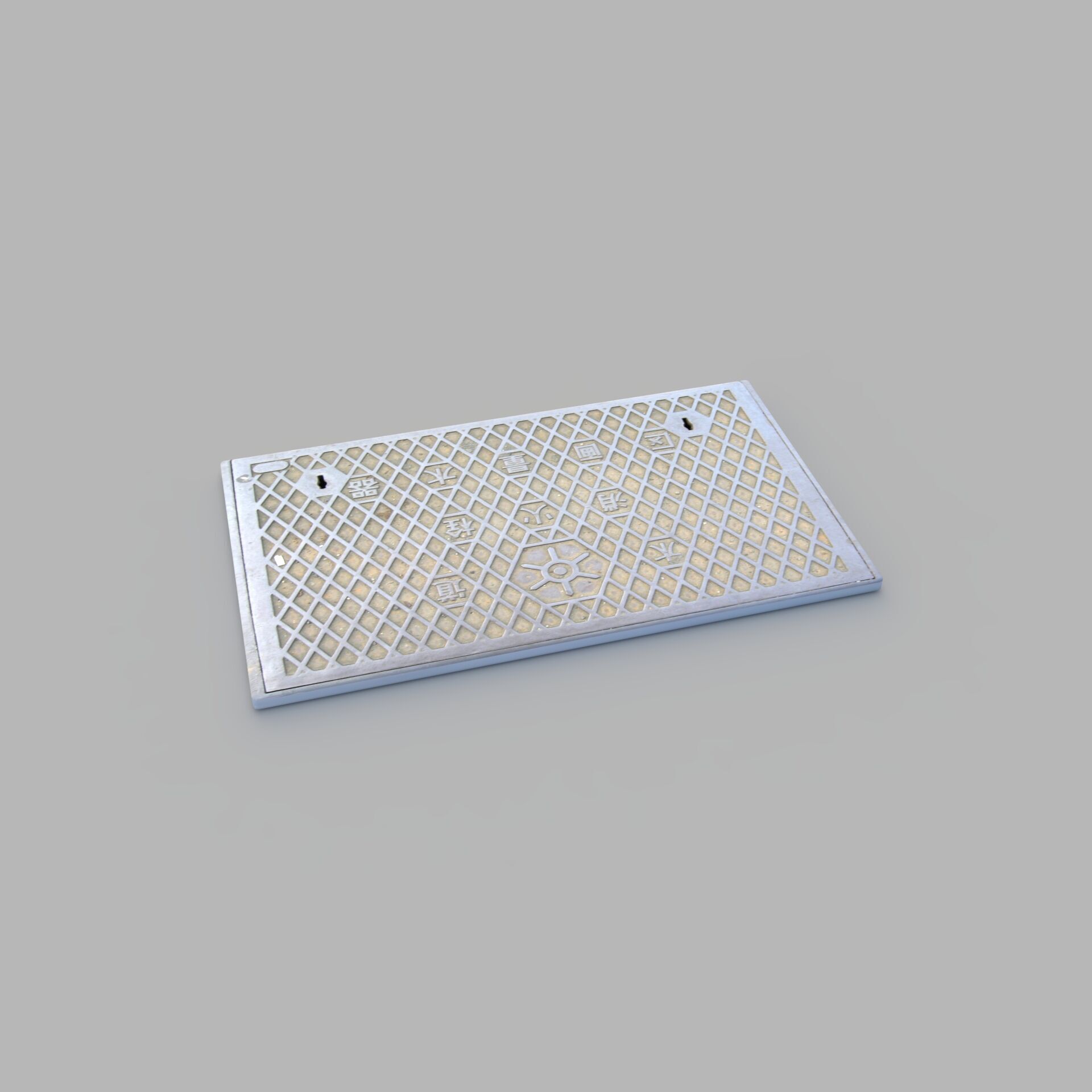 Sewer Grate 14 3D model_1