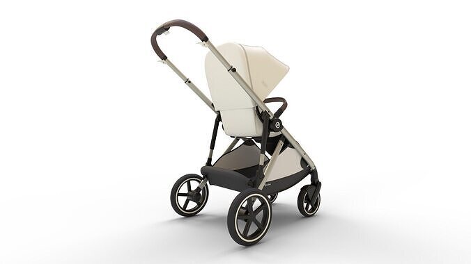 Toddler Includes Detachable Shopping Basket 3D model 4