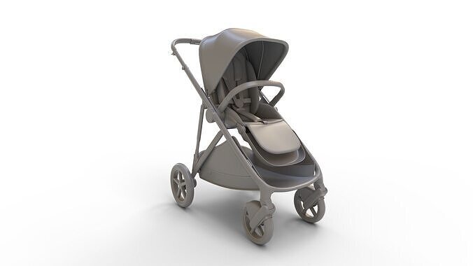 Toddler Includes Detachable Shopping Basket 3D model 2