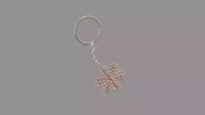  ice-star keychain copper