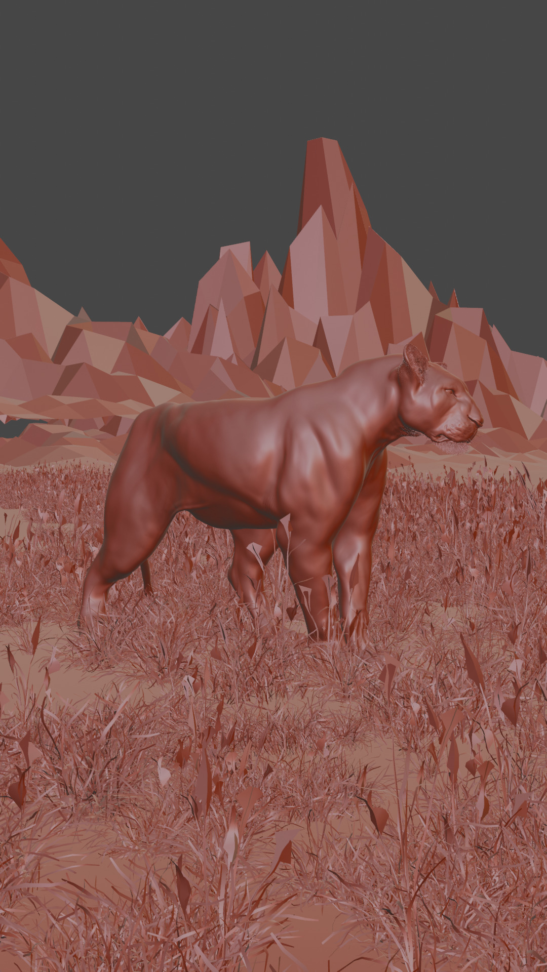 Lioness - 3D Model 3D model_3