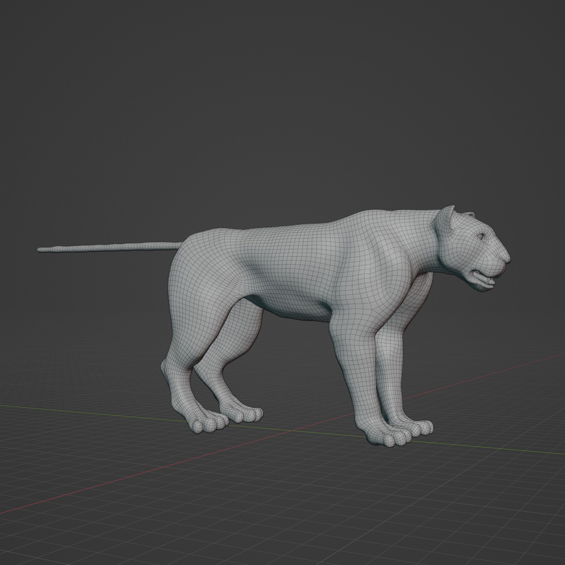 Lioness - 3D Model 3D model_13