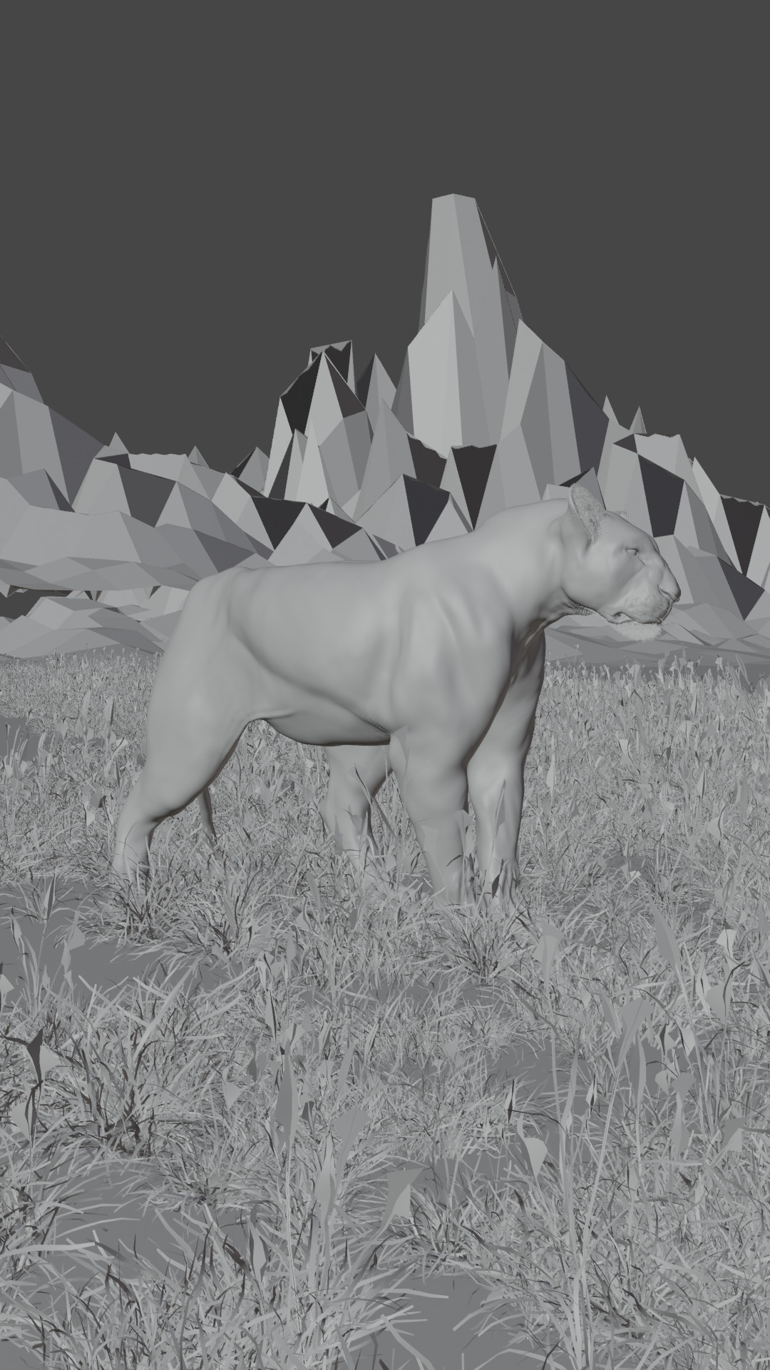 Lioness - 3D Model 3D model_2