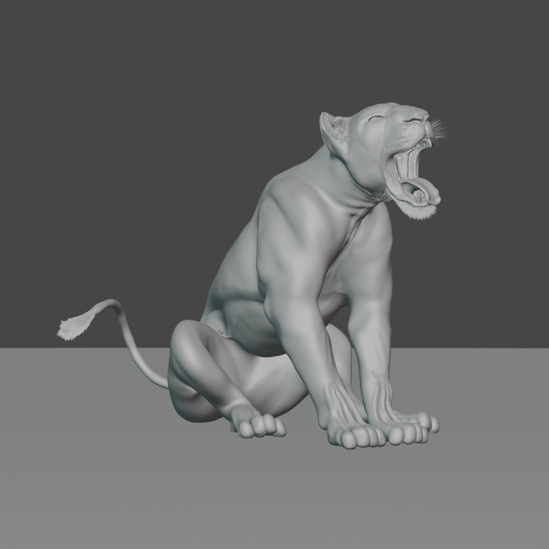 Lioness - 3D Model 3D model_20