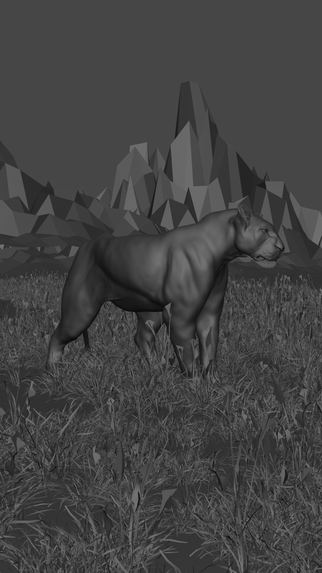 Lioness - 3D Model 3D model_4