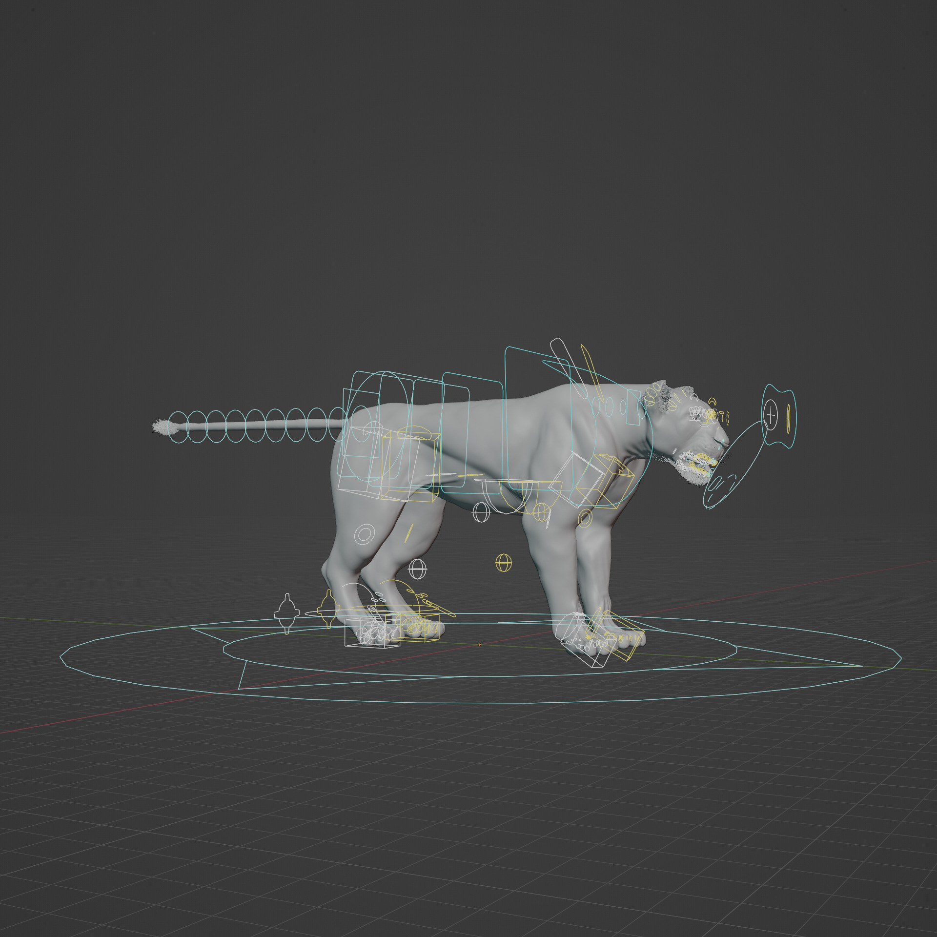 Lioness - 3D Model 3D model_15