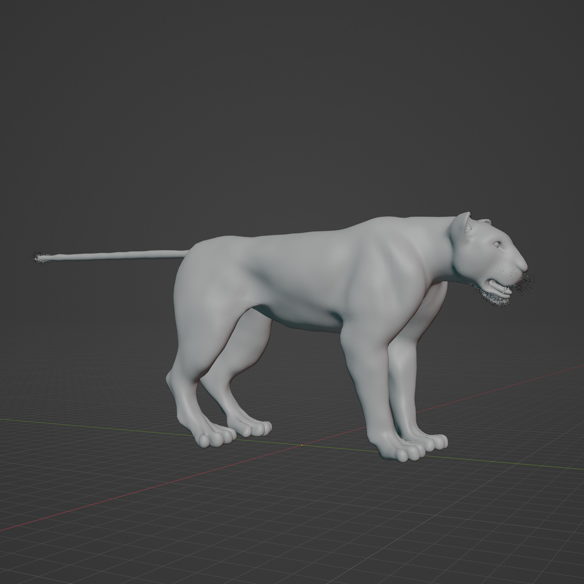 Lioness - 3D Model 3D model_12