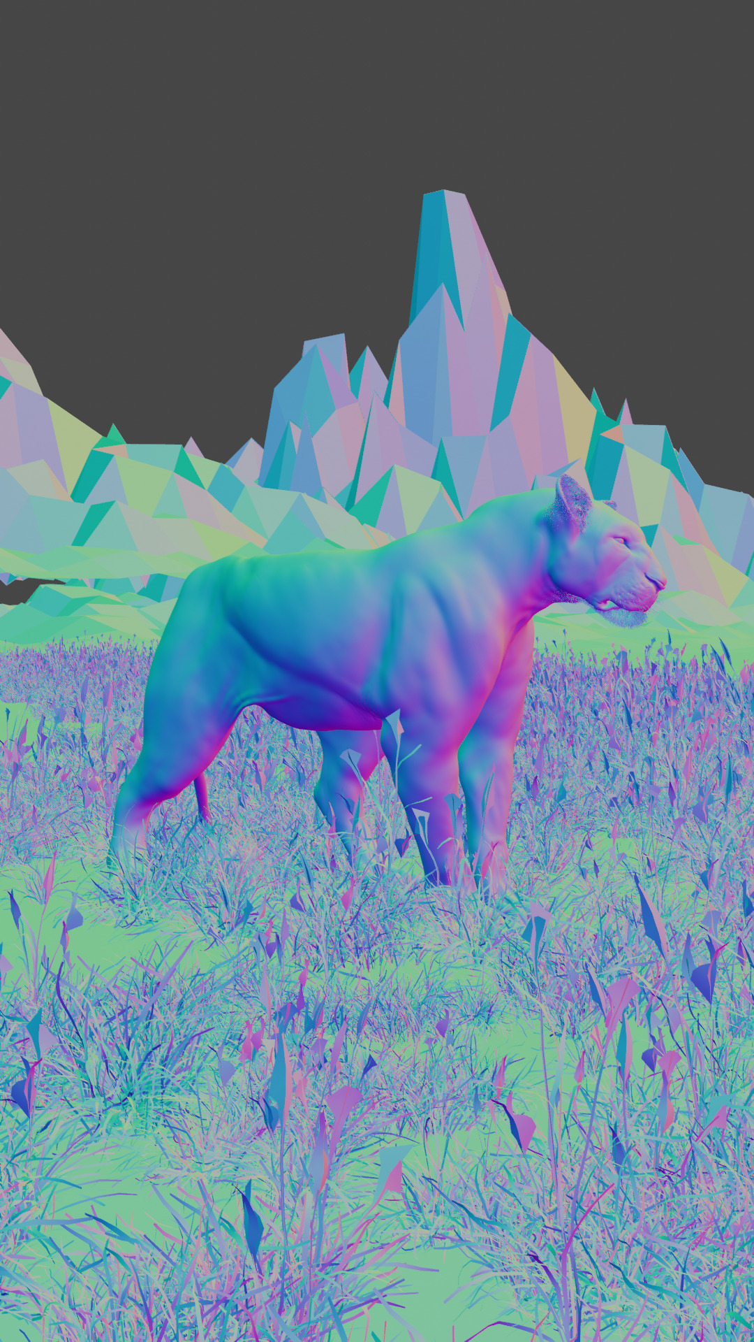 Lioness - 3D Model 3D model_5