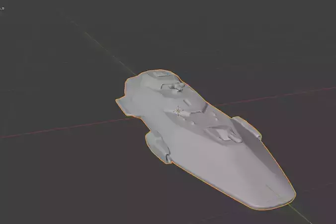 Spaceship with Texture